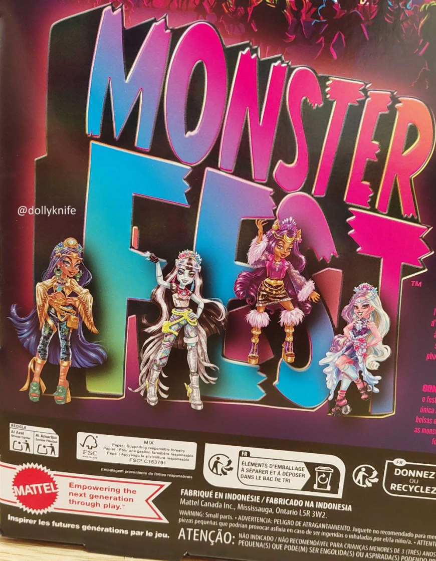 Monster High Monster Fest in real life photos doll Frankie Stein