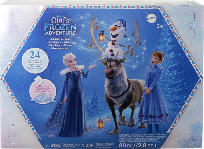 Olaf's Frozen Adventure Advent Calendar 2024 from Mattel