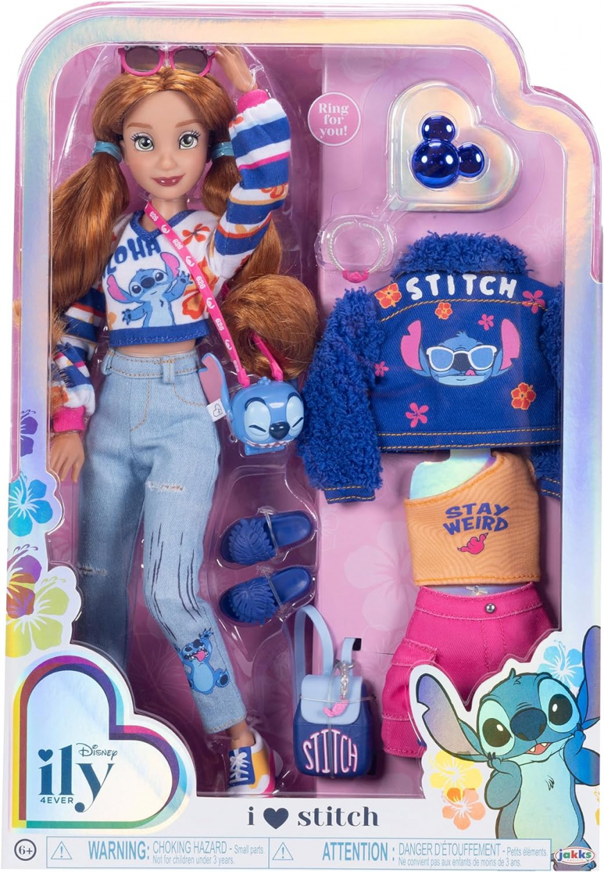 Disney Ily 4ever Stitch doll (red hair)