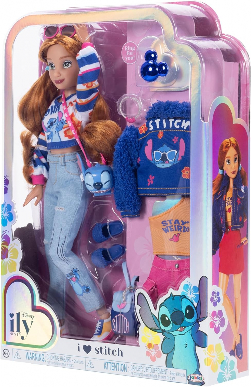 Disney Ily 4ever Stitch doll (red hair)