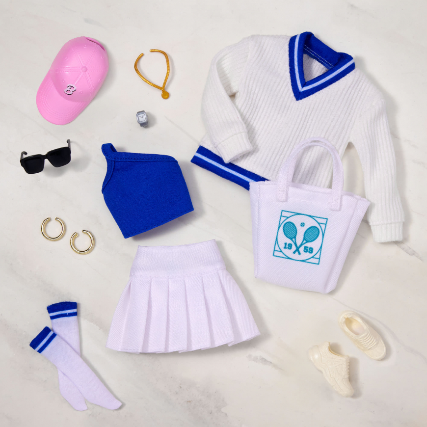 @BarbieStyle “Tenniscore” Fashion Pack sport style pack tennis outfit