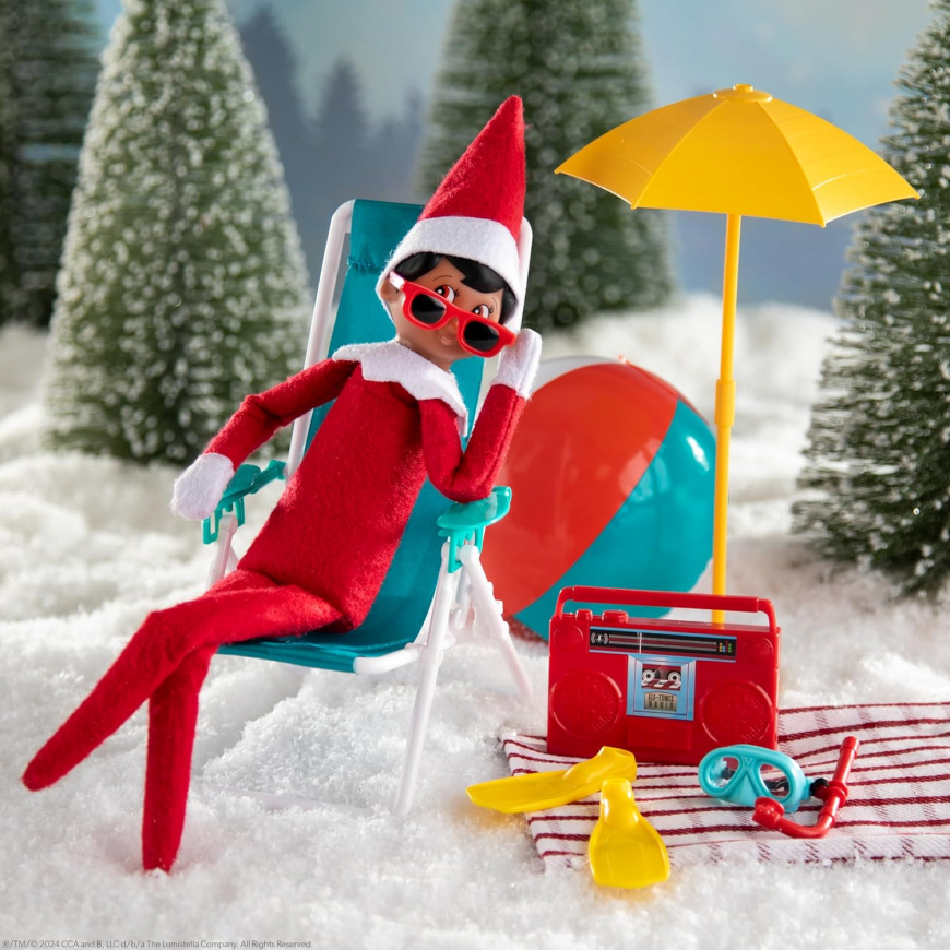 The Elf on the Shelf Polar Props Beach Vacation Set
