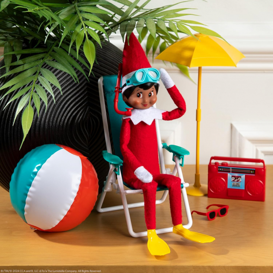 The Elf on the Shelf Polar Props Beach Vacation Set