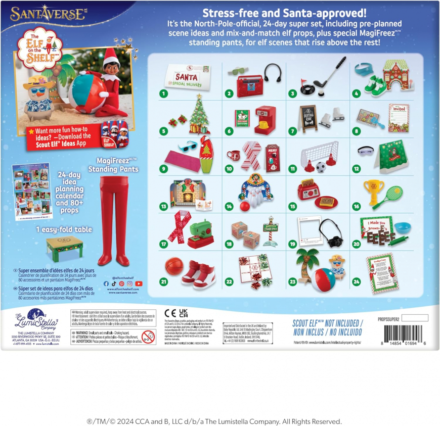 The Elf on the Shelf Super Props Set: 24 Days of Elf Ideas