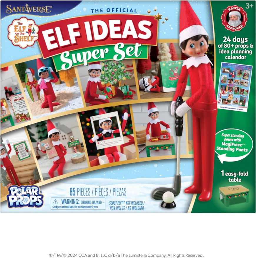 The Elf on the Shelf Super Props Set: 24 Days of Elf Ideas