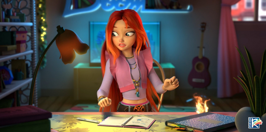 Pictures with Bloom from Winx Club 2025 reboot series