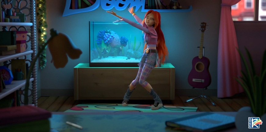 Pictures with Bloom from Winx Club 2025 reboot series