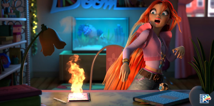 Pictures with Bloom from Winx Club 2025 reboot series