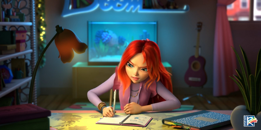 Pictures with Bloom from Winx Club 2025 reboot series