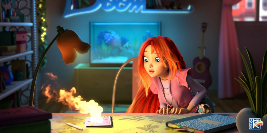 Pictures with Bloom from Winx Club 2025 reboot series