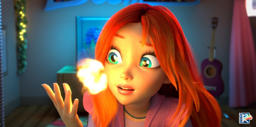 Pictures with Bloom from Winx Club 2025 reboot series