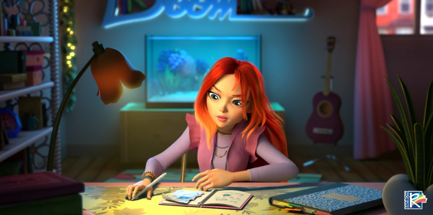 Pictures with Bloom from Winx Club 2025 reboot series