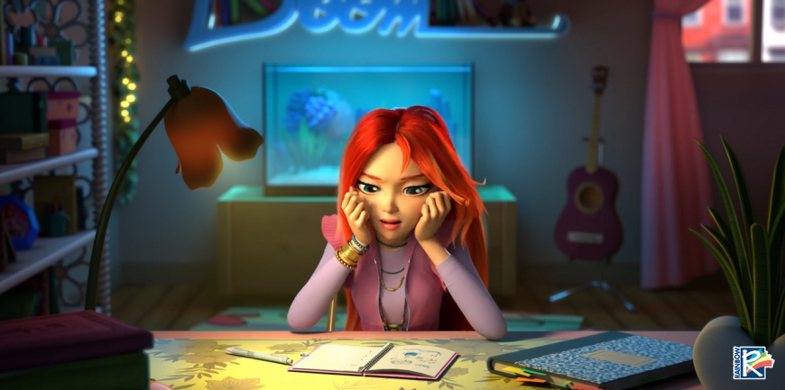 Pictures with Bloom from Winx Club 2025 reboot series