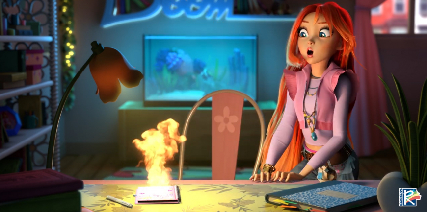 Pictures with Bloom from Winx Club 2025 reboot series