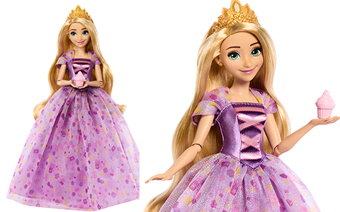 Disney Princess Birthday Celebration Rapunzel Doll from Mattel