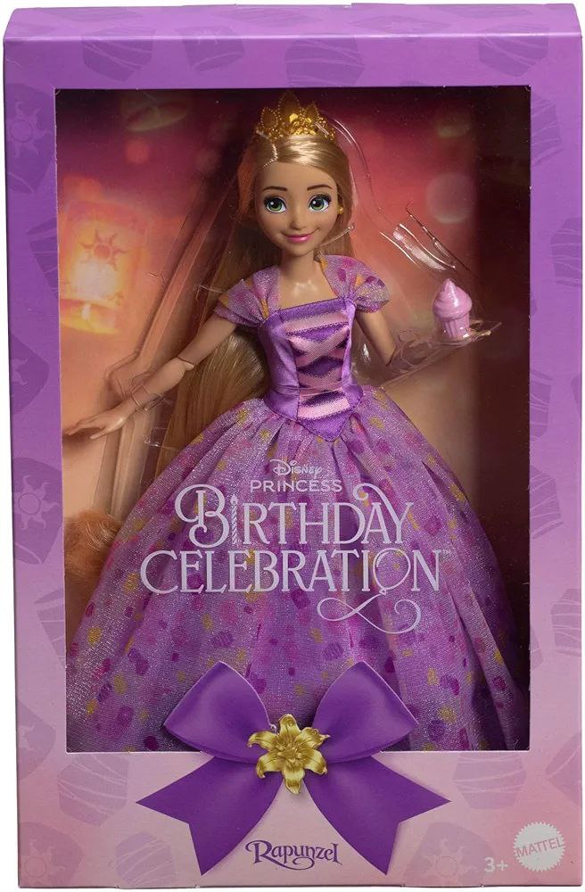 Disney Princess Birthday Celebration Rapunzel Doll in box
