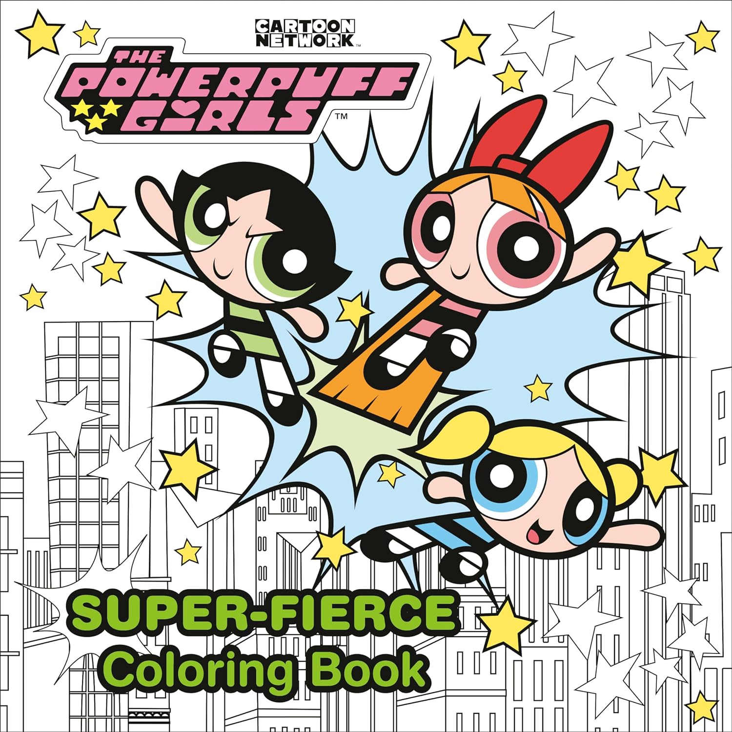 The Powerpuff Girls Super-Fierce Coloring Book - YouLoveIt.com