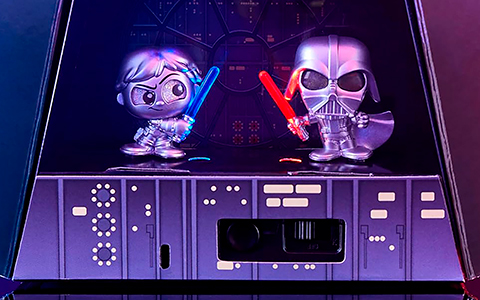 Star Wars Doorables Jedi vs. Sith 2-Pack Luke Skywalker and Darth Vader