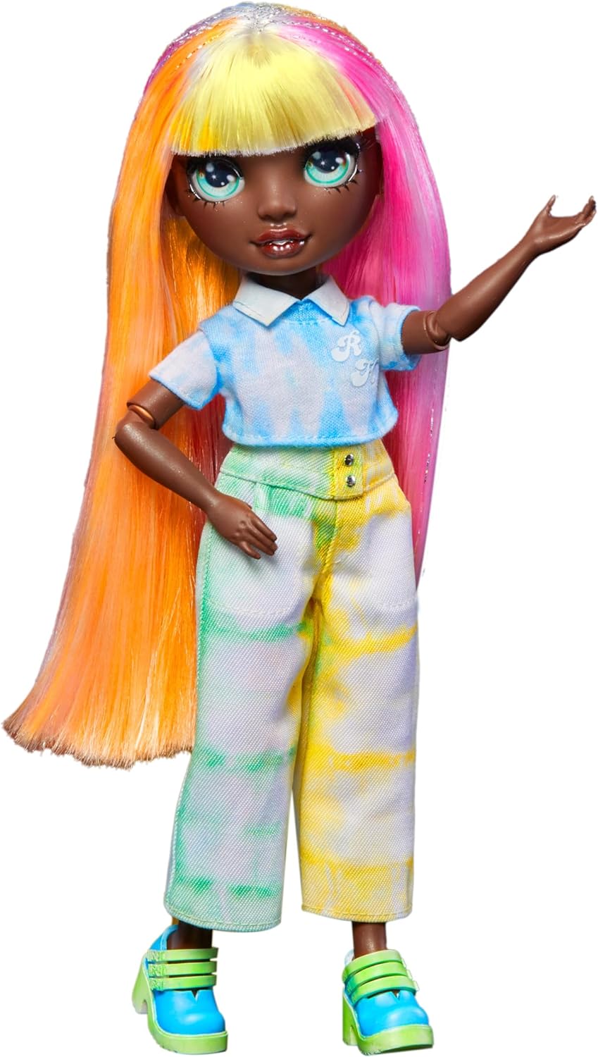Rainbow High WaterColor and Create doll green eyes
