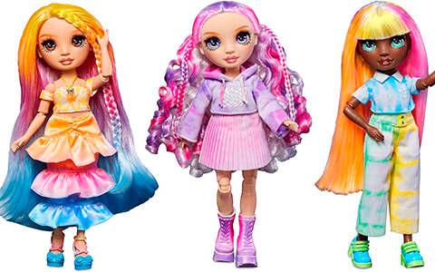 Rainbow High Watercolor and Create Tie Dye dolls 2024