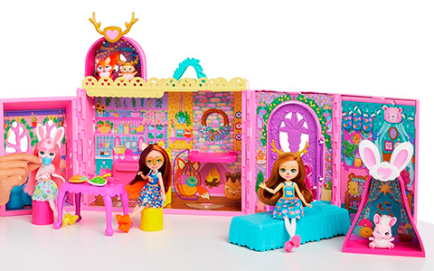 Enchantimals Friendship Fun House Dollhouse Playset