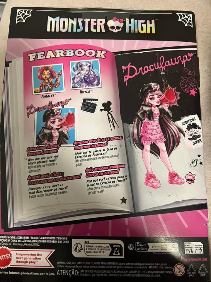 Monster High Fearbook dolls in real life