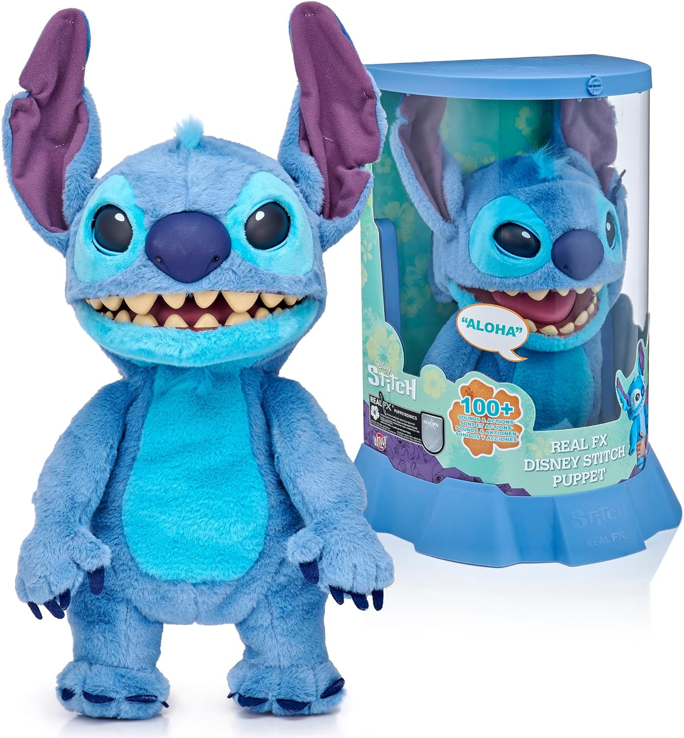 Real FX Disney Stitch Puppet 18 Animatronic Plush YouLoveIt