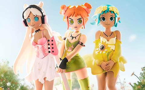 POP MART Peach Riot Punk Fairy Series Figures