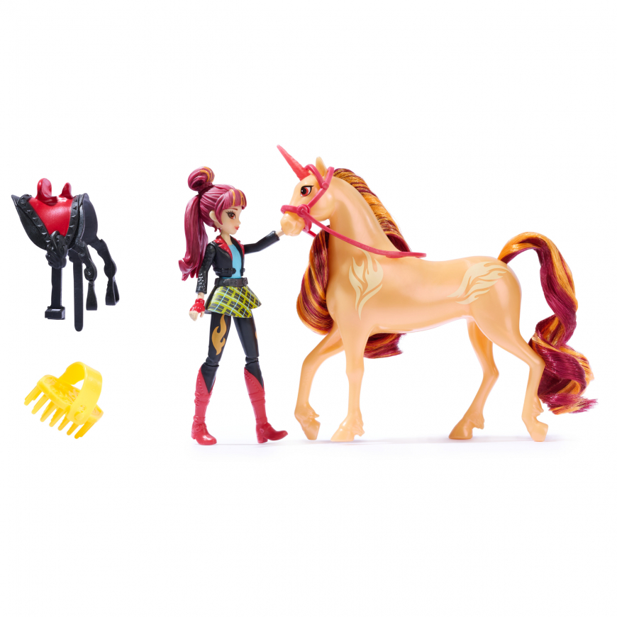 Unicorn Academy small doll set Valentina and Cinder mini dolls