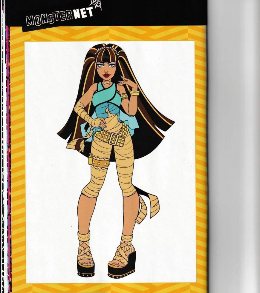 Monster High: New Scaremester comic book diary info Cleo