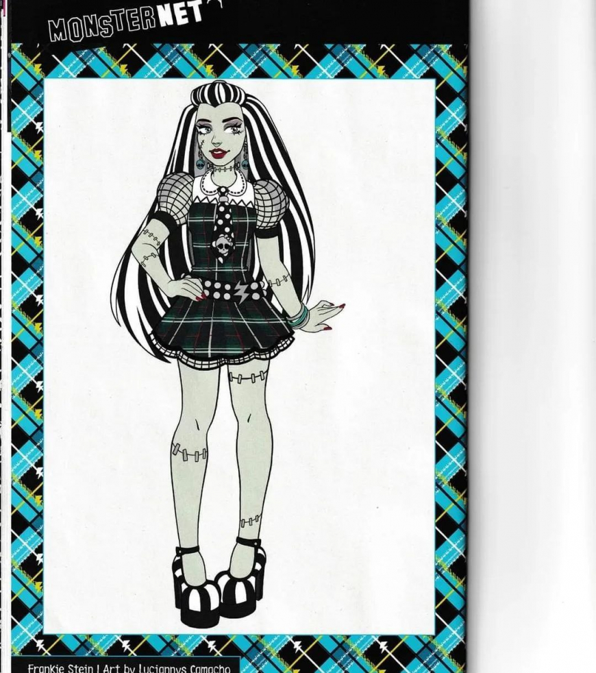 Monster High: New Scaremester comic book diary info Frankie Stein