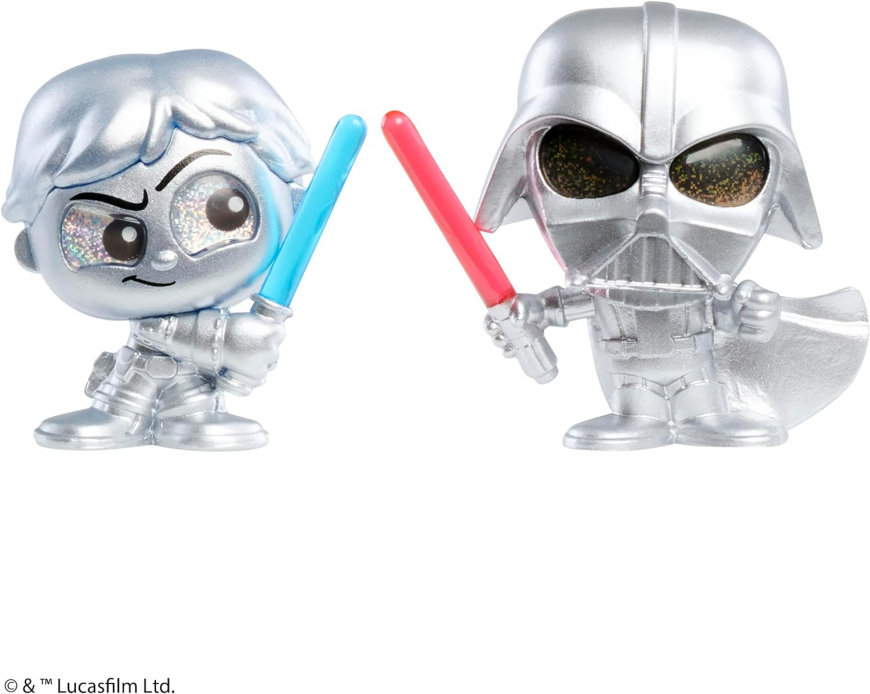 Star Wars Doorables Jedi vs. Sith 2-Pack Luke Skywalker and Darth Vader