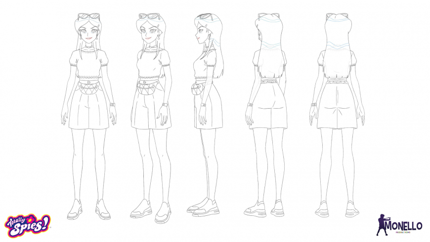 Totally Spies Season 7 coloring pages