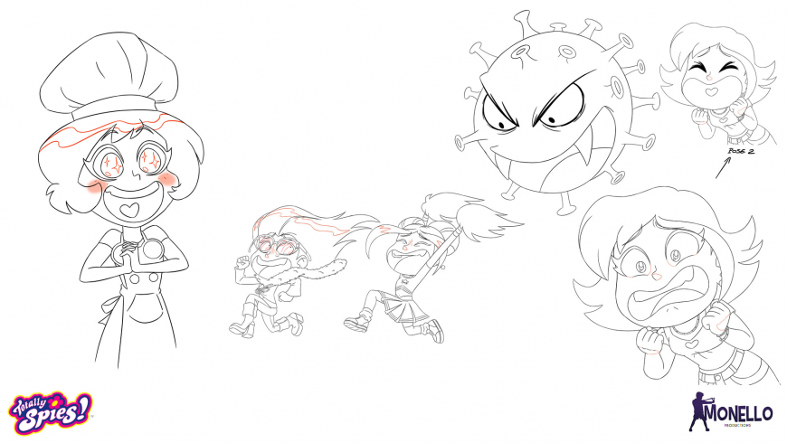 Totally Spies Season 7 coloring pages