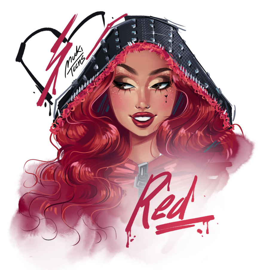 Disney Descendants The Rise of Red fan art pictures