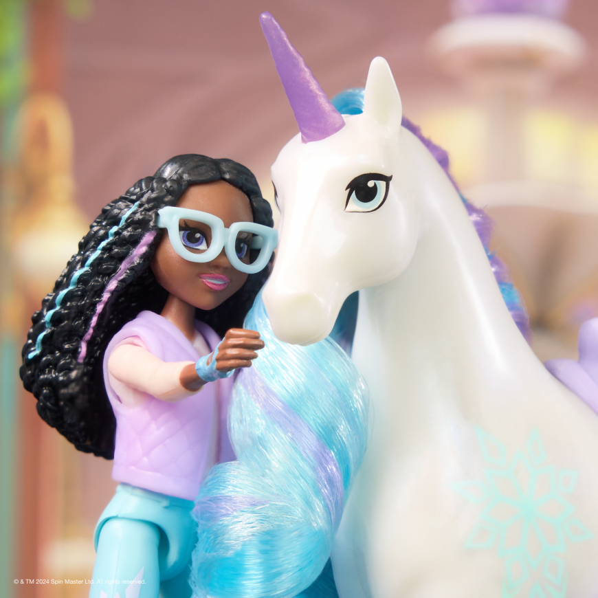 Unicorn Academy small doll set Layla and Glacier