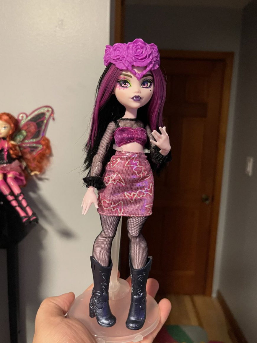 Monster Fest Draculaura doll in real life photos