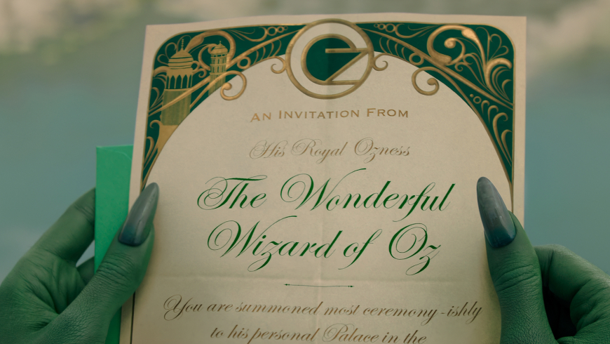 HD wallpapers Wicked movie 2024 with Ariana Grande as Glinda and Cynthia Erivo as Elphaba