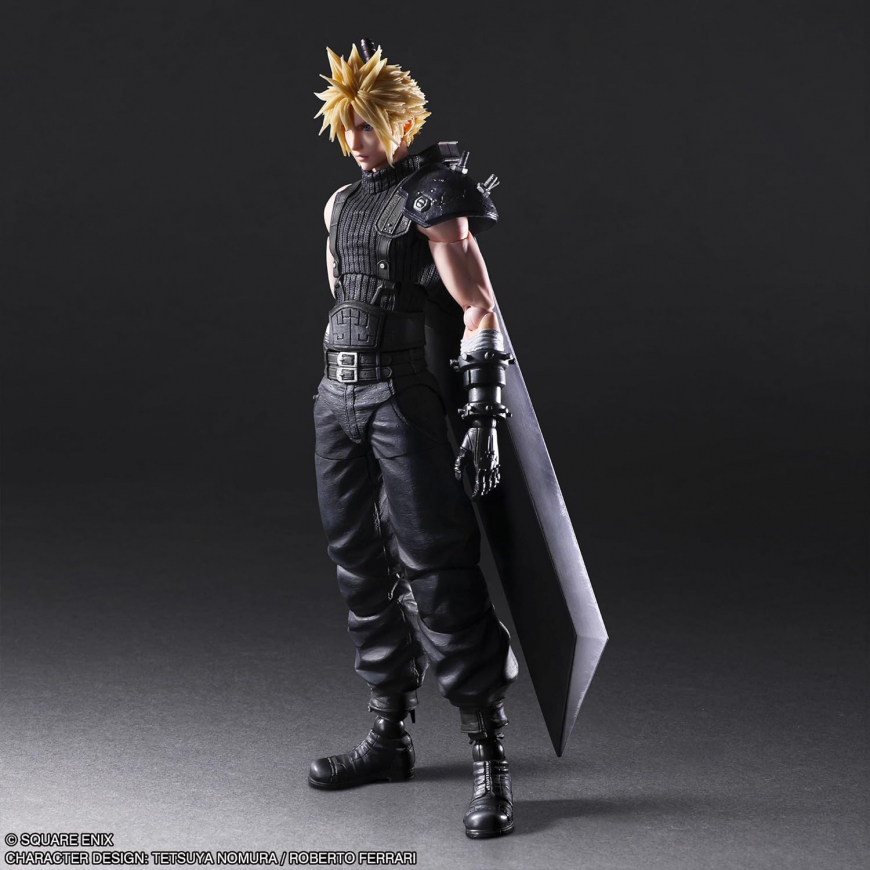 Square Enix Final Fantasy VII Rebirth: Cloud Strife Play Arts Kai Action Figure