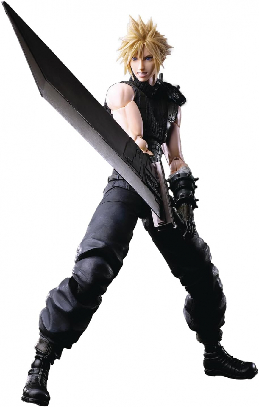 Square Enix Final Fantasy VII Rebirth: Cloud Strife Play Arts Kai Action Figure