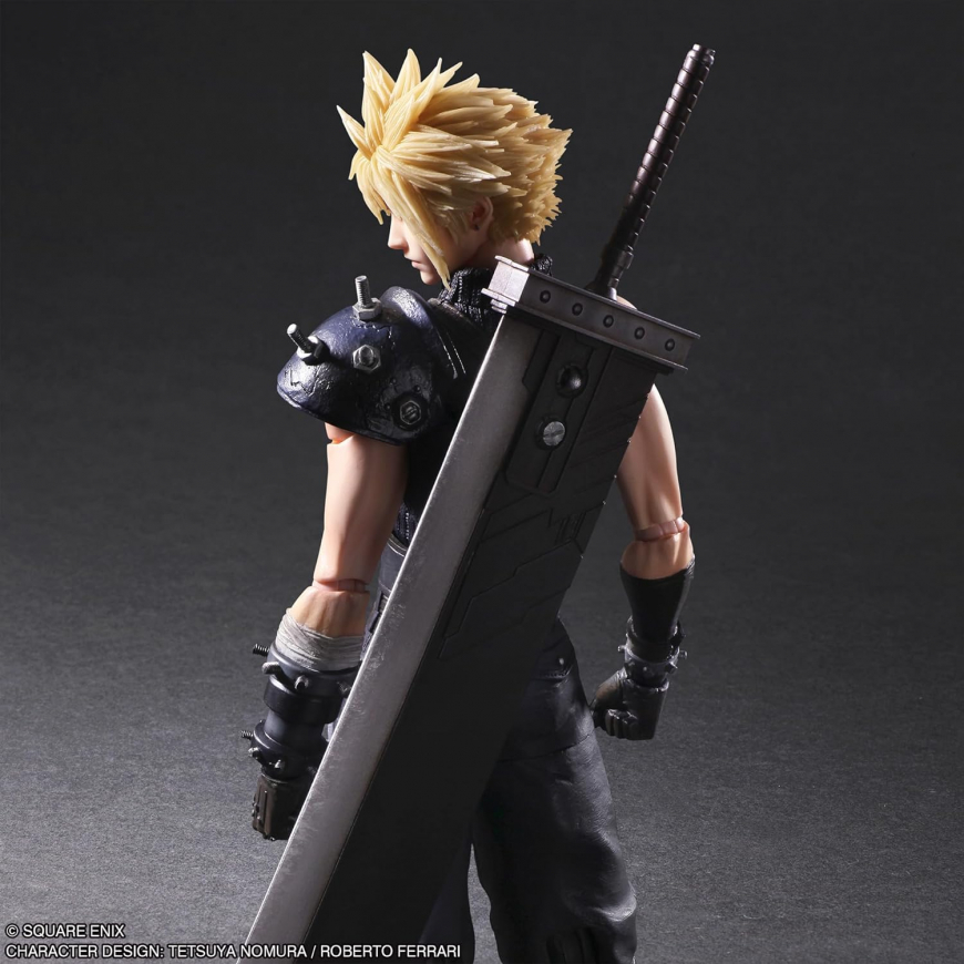 Square Enix Final Fantasy VII Rebirth: Cloud Strife Play Arts Kai Action Figure
