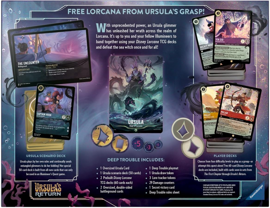 Ravensburger Disney Lorcana TCG: Illumineer's Quest - Deep Trouble