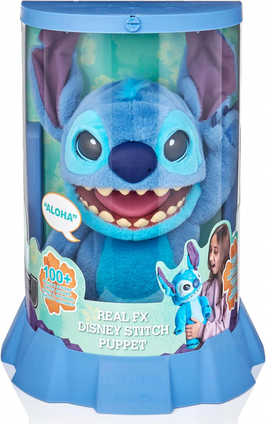 Real FX Disney Stitch Puppet - 18" Animatronic Plush