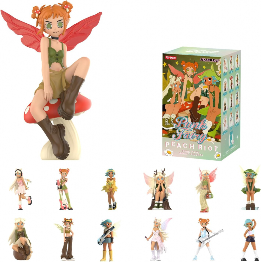 POP MART Peach Riot Punk Fairy Series Figures