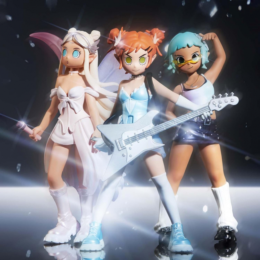 POP MART Peach Riot Punk Fairy Series Figures