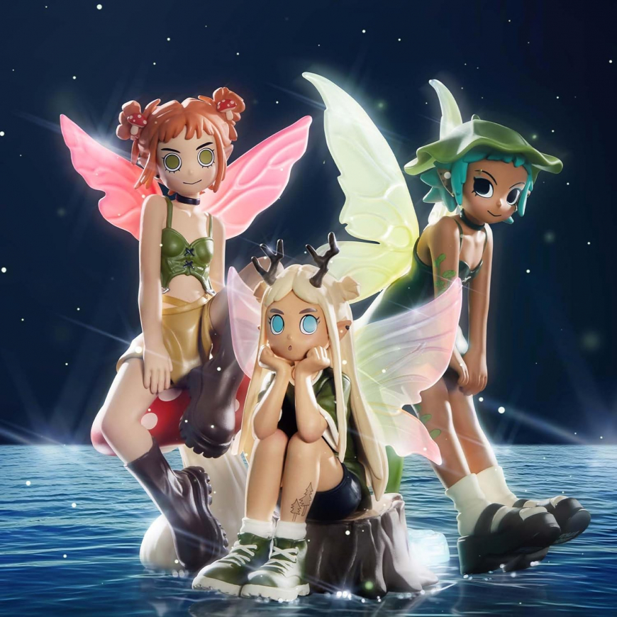POP MART Peach Riot Punk Fairy Series Figures