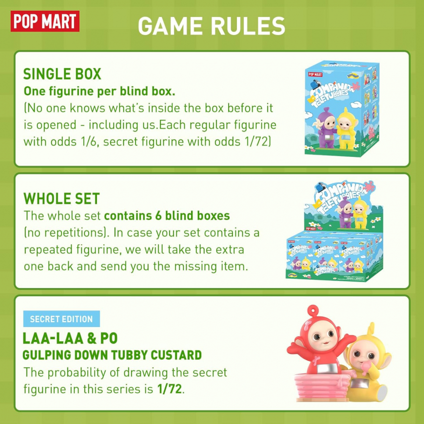 POP MART Teletubbies Companion Series Figures