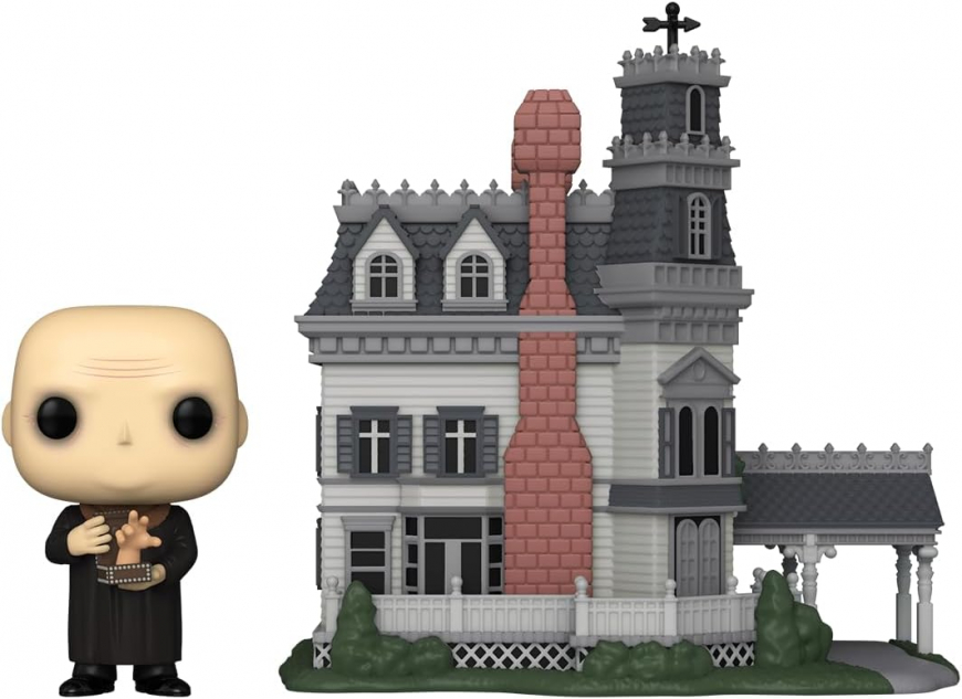 Funko Pop! Town: The Addams Family - Uncle Fester & Addams Family Mansion