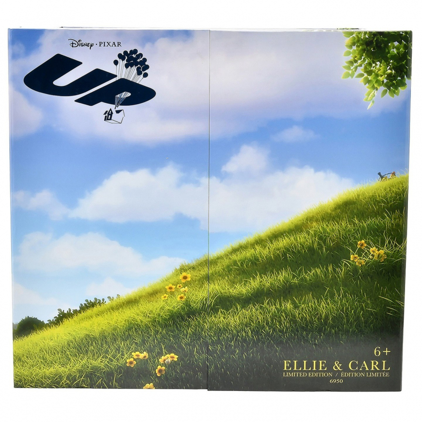 Disney Store Pixar Up Carl and Ellie Limited edition Dolls 2-pack