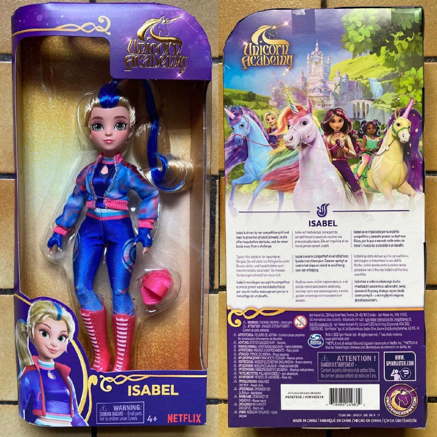Unicorn Academy Isabel faslhion doll in real life photos